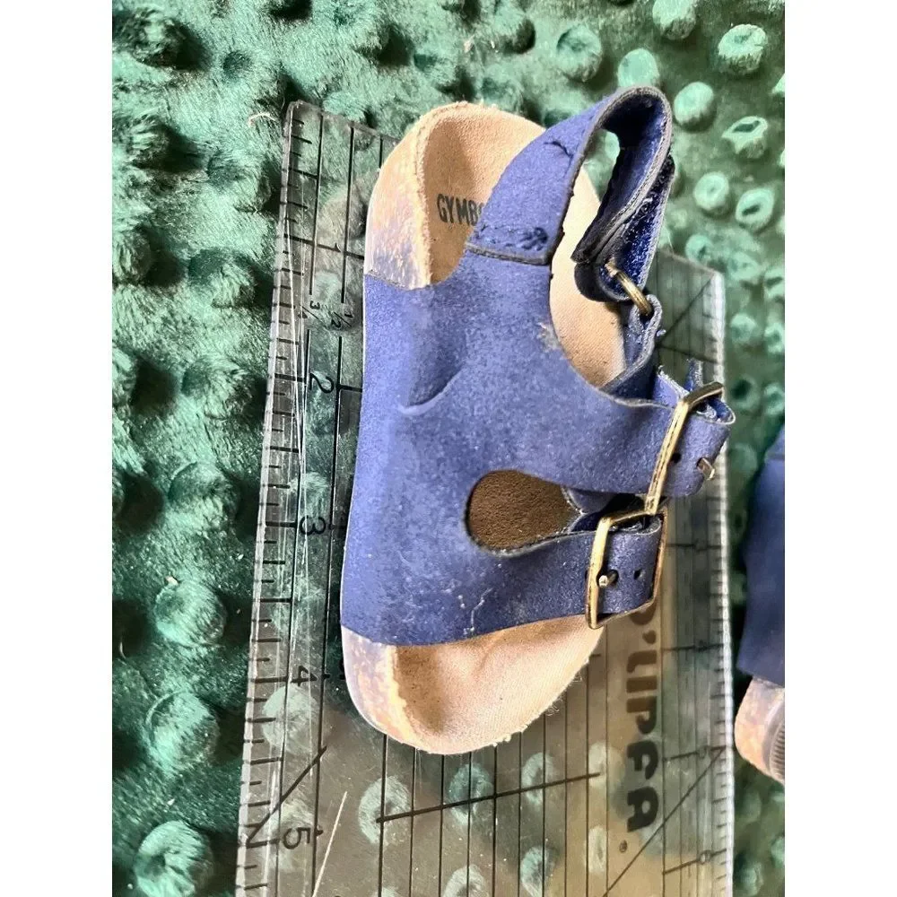 Gymboree baby size 3 9-12 month dark blue shoes sandals